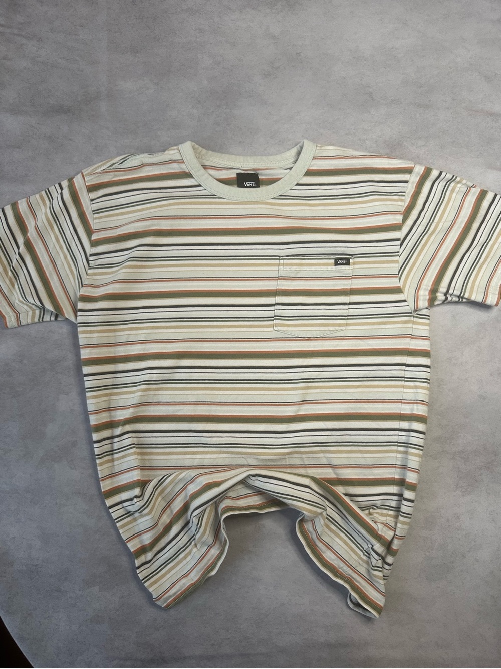 Vans Striped Earth Tone Shrit